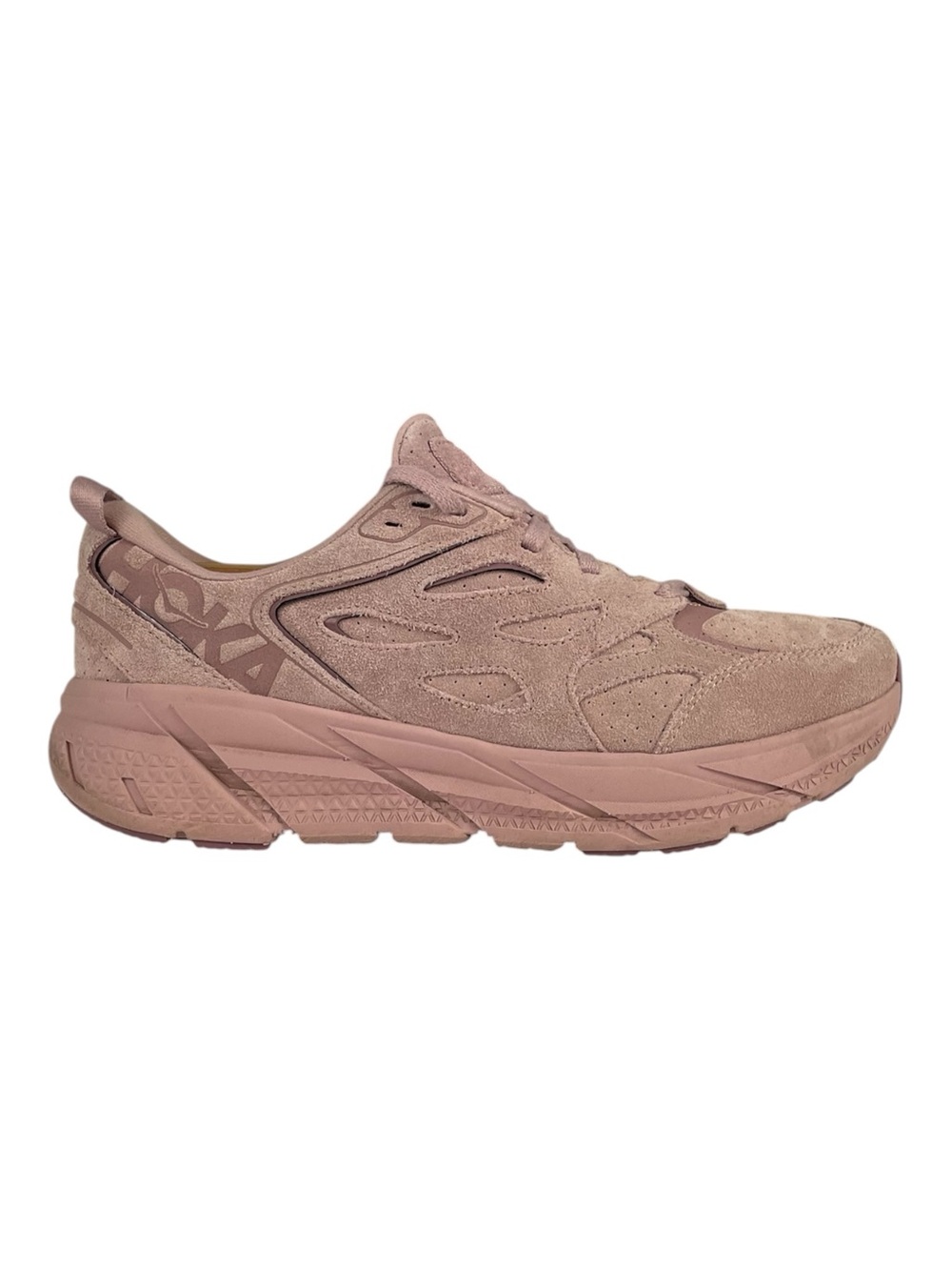 HOKA CLIFTL SUEDE “ Pale Mauve” Sneakers